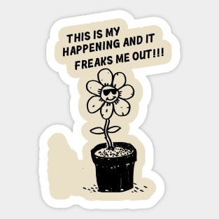 HAPPENING FLOWER Sticker